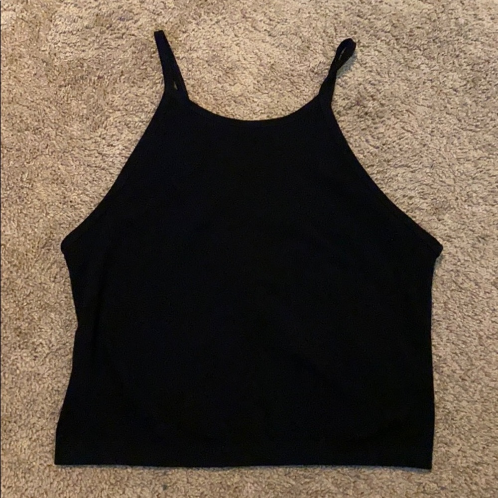 Black tank top